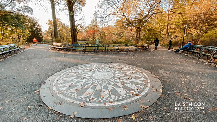 Central Park Nueva York strawberry fields imagine