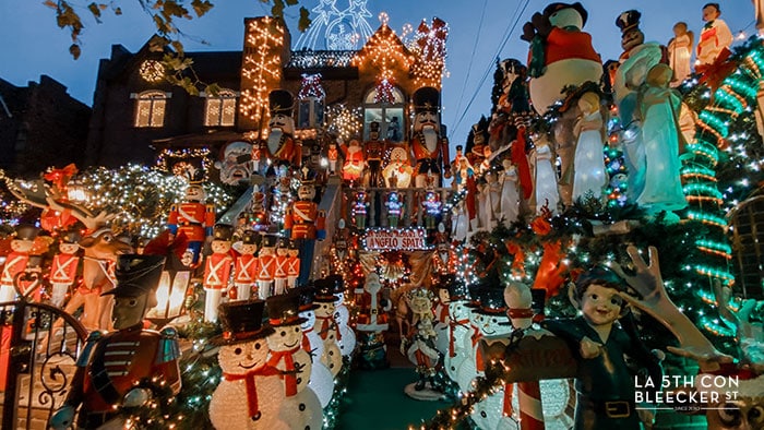 Dyker Heights luces de navidad lucy spata