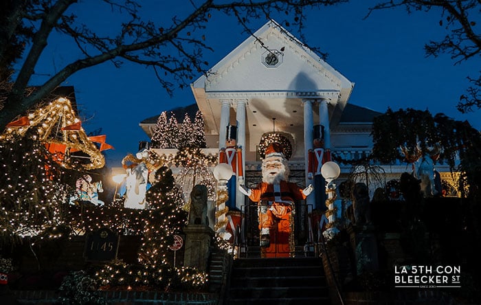 Dyker Heights luces de navidad familia polizzoto